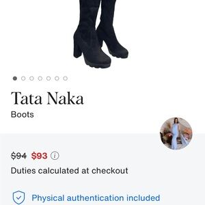 NEW, 👢👢👢👢TATA NAKA LADIES OVER THE THIGH BEAUTIFUL SUEDE BOOTS L! Sz 5